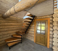 Семейный коттедж с красивым видом из окна в Ригола