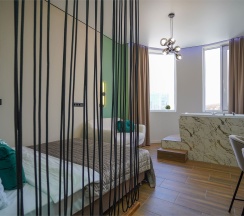 Апартаменты с джакузи на Степана Разина 2 на 13 этаже (232/1) в Степаненков