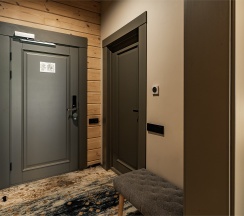 Номер Делюкс с двуспальной кроватью c видом на реку и террасой в Grand Chalet Altay
