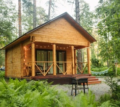 Домик с террасой (1 линия) в Таналтай