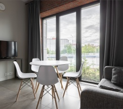 Апартамент для 5-х гостей с видом на город в Sv Loft Apart