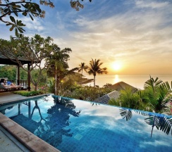 Четырёхместная вилла с 3 комнатами с видом на бассейн в Kanda Residences Pool Villas