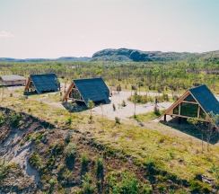 АРК-шале СТАНДАРТ SNGL 2 Односпальные кровати в Titovka arctic river park