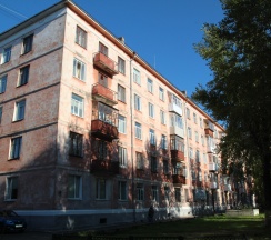 Квартира в Апартаменты на улица Адмирала Нахимова, дом 5, подъезд 4, квартира 57