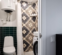 1-местные апартаменты студия с 1 односпальной кроватью в Apartments Private (Апартментс Прайвит) на шоссе Волоколамское