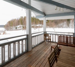 Коттедж улучшенный (Синий дом) в Forrest Lodge Karelia