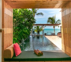 Номер Standard с 3 комнатами с балконом и рядом с пляжем в Pavilion Samui Pool Residence