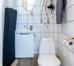1-комнатные апартаменты эконом с 1 двуспальной кроватью (без окна) в Prim Rooms Apt Apartments (Прим Румс Апт Апартментс)