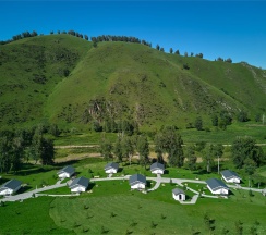 Шале с двуспальной кроватью 1-я линия в Маральник Altai Palace