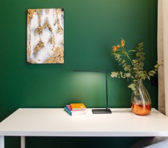 улучш. апартаменты 37 м с кроватью и диваном (центр, ул. Сакко, 24, "Vivaldi"), 419 в Viva aparts