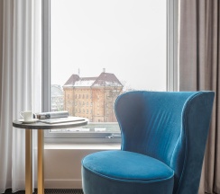 Номер делюкс семейный, вид на город в Mercure