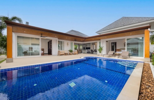 Таиланд, Равай: Вилла/Бунгало Вилла Hemi 2Br modern Thai style with private pool