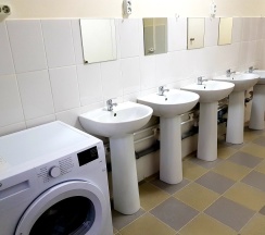 Кровать в общем номере в Parkhostel