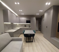 Апартаменты с гостиной и спальней в ЖК "Savin House" в Sibgat Apartments