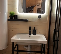 Шале улучшенное с 1 двуспальной кроватью в Ellwood Eco Village