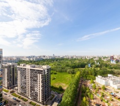 Семейный видовой номер люкс в Pulkovo Apart