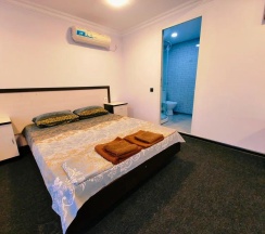 Номер комфорт улучшенный с 1 двуспальной кроватью в Гравитация