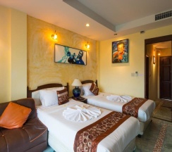 Двухместный номер Deluxe двуспальная кровать в My Way Hua Hin Music Hotel