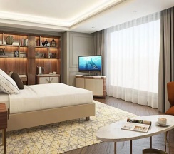 Двухместный клубный люкс Executive с видом на горы двуспальная кровать в Sheraton