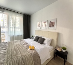 Апартаменты c 1 комнатой с балконом в BestHome76