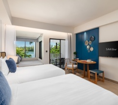 Двухместный номер с видом на лагуну 2 отдельные кровати в Отель SAii Laguna Phuket