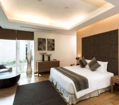 Вилла с 2 комнатами с красивым видом из окна в Splash Beach Villa Resort