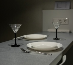 Двухместная студия Deluxe с балконом двуспальная кровать в Апартаменты Новая в Престижном ЖК Минск-Мир