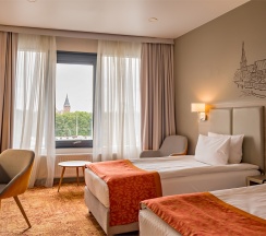 Стандартный номер с видом на реку и 2 отдельными кроватями в Holiday Inn Kaliningrad