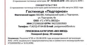 Подгорное: Отель Подгорное