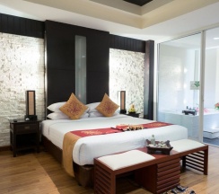 Двухместный люкс Luxury двуспальная кровать в Bangkok Natural Spa Resort and Suite