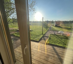 Домик зеленый в Домики в поле