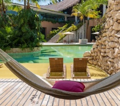 Двухместный Swim Up Garden (двуспальная кровать) в Отель Xcaret Mexico	