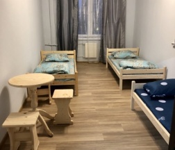 Эконом трехместный, ванная комната на этаже в Звезда