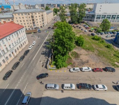 Студия Comfort с красивым видом из окна в SalutApart