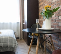 1-комнатные апартаменты студия Хрустальный Лес в Rasko Home