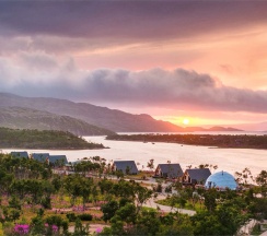 АРК-шале ПРЕМИУМ 4 SNGL 1line (sea view) в Titovka arctic river park