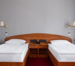 Стандарт двухместный с двумя кроватями в Marins Park Hotel Новосибирск