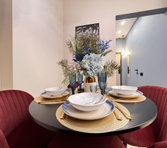 1-комнатные апартаменты студия LUXURY APARTMENTS ВОЗЛЕ ТРЦ АУРА в Сутки как дома на улице Шевченко