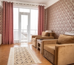 Двухкомнатный дабл с балконом в Великий Каспий