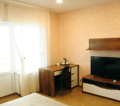 Двухместный номер с широкой кроватью и балконом в Озёрная