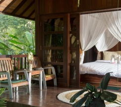 Двухместный номер Deluxe двуспальная кровать в Exclusive Bali Bungalows
