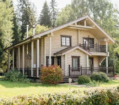 Гостевой дом с горячей купелью и камином в Лепота