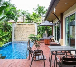 Двухместная вилла двуспальная кровать в Sun Paradise Villas Karon