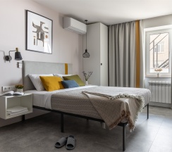 Студия с одной большой кроватью в Apartments&Hotel Trend