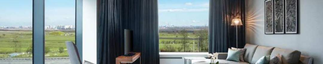 Номер делюкс с 1 двуспальной кроватью в Hilton Saint Petersburg ExpoForum