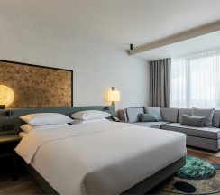 Номер стандарт с 1 двуспальной кроватью на высоком этаже в Hyatt Place Ekaterinburg