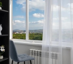 Апартаменты ПРЕМИУМ с панорамным видом на Эльбрус (корпус 4) в Park&House Hotel