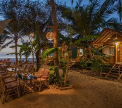 Бунгало с видом на море в Goa Cottages Agonda