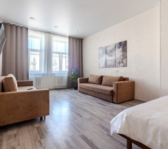 Апартаменты с 2 комнатами с балконом в Апартаменты Ladgorna на Ленина 16