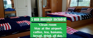 Трёхместный номер Standard в Suratthani Airport Hostel